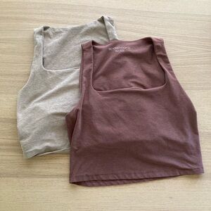 Beyond Yoga Square Neck Crop Tank Bundle
